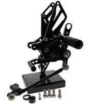 For Aprilia RSV4 RSV4R Factory 2009 2010 2011 Motorcycle CNC Rearset Footpeg Footrest Rear Set Foot Peg Pedal Accessories juoda