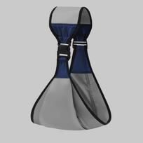 Naujagimio priekyje laikomas kūdikio nešynė-skara, kūdikio kengūros krepšys, naujagimio slingas-skara, žindymas Grey(Fabric)