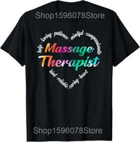 Massage Therapy Is My Superpower Therapist Graphic T Shirts Unisex Humor Streetwear Tee Shirt Short Sleeve Unisex Loose Clothing S