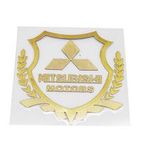 For Mitsubishi ASX Lancer L200 Pajero Outlander Eclipse Durable Plastic Stickers Car Autos Styling Waterproof Decals Accessories auksas