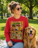 Garden On Your Bald Head Retro Comic Long Sleeve T-Shirt Funny Humor Tee S