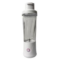 Mini Small Blender Cup for Shakes and Smoothies 450ML Cordless Personal Blender USB-C Rechargeable for Kitchen Office Gym balta