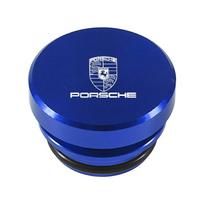 Car Metal Cigarette Lighter Button Cap Dustproof Cover Socket Accessory For Porsche 911 718 Taycan Panamera Cayenne Macan Cayman mėlyna