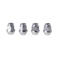 4 vnt. M10x1.25 Acorn tipo ratų veržlės 10 mm sraigto galvutės dangteliai Hisun Massimo HS500 700 800 ATV Buggy UTV Keturračiui Dalys sidabras