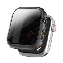 Privacy Case for Apple Watch 9 8 7 6 5 SE Ultra 3 49mm 44mm 45mm 41 40mm Screen Protector Tempered Glass Cover iWatch protective 44mm Series 4 5 6 SE juoda