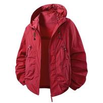 8Colors Fast Ship Men's Sun Protection Clothing Summer Coats Male Fishing Windbreaker Jacket Man Camping Clothing Waterproof Trip Outerwear S raudona