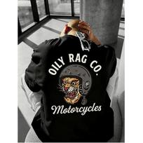 Men'S Motorcycle Rebel Graphic T-Shirt - Oily Rag Co Print Soft Pure Cotton Relaxed Fit Short Sleeve Crew Neck Tee for Motorcycle Apparel & Casual S juoda