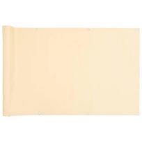 vidaXL Privatumo suteikianti balkono pertvara, kreminė, 700x120cm, PVC