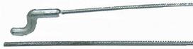 Universalus trosas su Z formos kabliuku 1,4 mm x 2,5 m, BBT