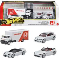 Hot Wheels Premium Diorama Modeliukas 2020 Honda S2000 20th Anniversary, 1999 Honda Civic Type R, 2003 Honda NSX-R, Sakura Sprinter (yra Sandėlyje)