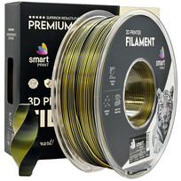 Silk PLA Dual Color black gold 3D Plastikas Smart Print 1.75mm 1kg