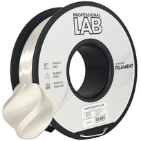 Silk PLA White 3D Plastikas Professional LAB 1.75mm 1kg