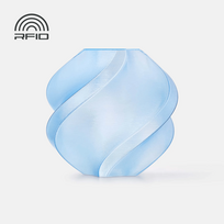 Bambu Lab PETG Translucent Light Blue 3D Plastikas Bambulab Filament 1.75mm 1kg