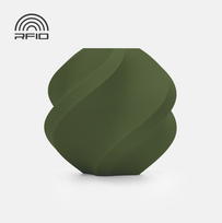 Bambu Lab PLA Matte Dark Green 3D Plastikas Bambulab Filament 1.75mm 1kg
