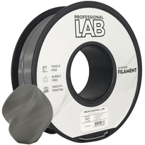 HS PLA Gray 3D Plastikas Professional LAB 1.75mm 1kg