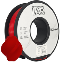 HS PLA Red 3D Plastikas Professional LAB 1.75mm 1kg