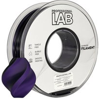 Silk PLA Dual Color Black Purple 3D Plastikas Professional LAB 1.75mm 1kg