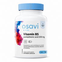 Osavi Pantothenic Acid (Vitaminas B5) 200 mg – 90 veganiškų kapsulių