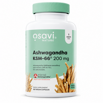 Osavi Ashwagandha KSM-66® 200 mg – 120 veganiškų kapsulių