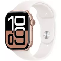 Apple Watch Series 10 GPS + Cellular 46mm Rose Gold aliuminio korpusas su Light Blush sportine apyranke - M/L MWY73 EU | 44975012 | 195949819391