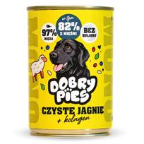 DOBRY PIES Mono Gryna ėriena + kolagenas – šlapias pašaras šuniui – 400g