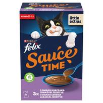 PURINA Felix Sauce Time – šlapias kačių maistas – 6x40g