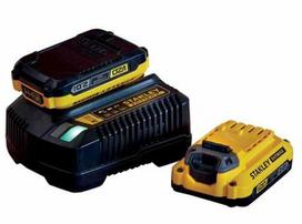STANLEY V20 2,0Ah akumuliatorius x2 + įkroviklis SFMCB12D2