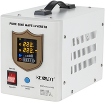 KEMOT PROsinus-800 avarinio maitinimo keitiklis su gryna sinusine banga ir įkrovimo funkcija 12V 230V 800VA / 500W