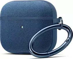 Tamsiai mėlynos spalvos „Spigen Urban Fit“ apsauginis dėklas, skirtas Apple AirPods 3