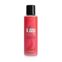Sensuva - Sizzle Lips Warming Valgomasis gelis Braškių 125 ml