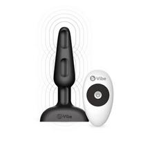 B-Vibe - Trio Remote Control Butt Plug Juodas