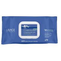 Uriage Bébé Lingettes Nettoyantes Cleansing Wipes drėgnos servetėlės vaikams, 70 vnt.