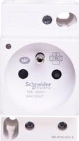 Schneider Electric Modulinis lizdas su iPC lempa 2P + E 10 / 16A 250V baltam bėgiui A9A15307 - A9A15307