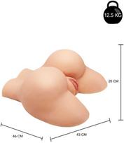 ACT Me Doggy Style Anatomical Model TPR Dual Entry 46x43x20cm