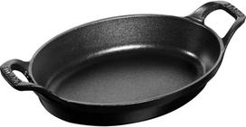 STAUB Ovalus indas 21 x 15 cm, juodas
