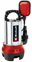 Einhell dirty water pump GC-DP 6315 N, submersible / pressure pump (red/stainless steel, 630 watts)