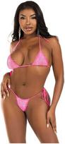 Leg Avenue Sets Leg Avenue Diamonds Bikini Fuchsia - Two-Piece Rhinestone Set, One Size