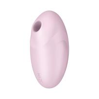Satisfyer Vulva Lover 3 klitorio stimuliatorius su vibruojančia rožine spalva