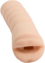 Doc Johnson ULTRASKYN Oral Shape Intimate Sleeve Compact Transparent