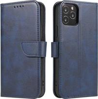 Hurtel Magnet elegant with a flap and su stoveliu Samsung Galaxy A73 dėklas telefonui mėlynos spalvos
