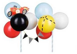 Party Deco Balionas torto papuošimui Autko mišinys 29cm 36246