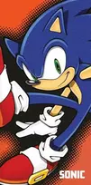 Sonic The Hedgehog Ežiukas Sonikas rankšluostis 70x140 cm