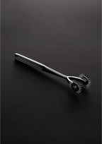 Steel By Shots Shots DUO Double Wartenberg Pinwheel Stainless Steel Juodas