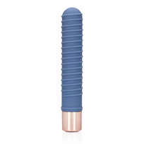 Loveline By Shots Mėlyna Loveline Ribbed Mini Intimate Device Mėlyna Horizon Compact Size