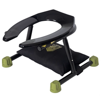 Doc Johnson Fort Troff Trench Rider Adjustable Support Platform, Juodas