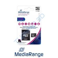 MediaRange microSDHC kortelė 8GB Class 10 (Su SD adapteriu)