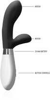 Luna By Shots Svakom Achilles Rechargeable Dual-Motor Silicone Intimate Massager 21 cm