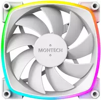 Montech AX120 PWM ARGB korpuso ventiliatorius, 3er Pack, baltos spalvos – 120mm
