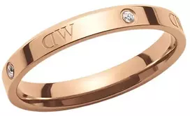 Daniel Wellington Originalus bronzinis žiedas su kristalais Classic Lumine DW004002