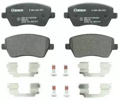 Bosch Stabdžių komplektas Diskiniai Stabdžiai Dacia Logan Renault Clio Mercedes Citan 4405101 4405102 4405103